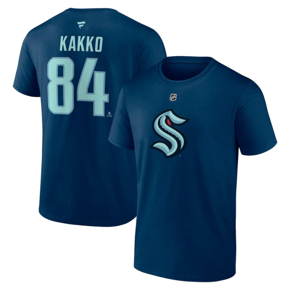 Kaapo Kakko Seattle Kraken Fanatics Authentic Stack Name & Number T-Shirt -  NHL T-shirts