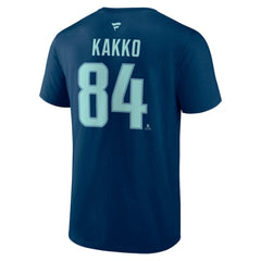 Kaapo Kakko Seattle Kraken Fanatics Authentic Stack Name & Number T-Shirt -  NHL T-shirts