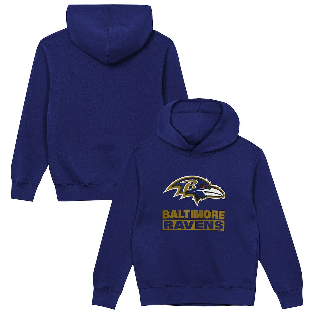 Baltimore Ravens Outerstuff Preschool Back to Basics Hoodie | NFL Discount