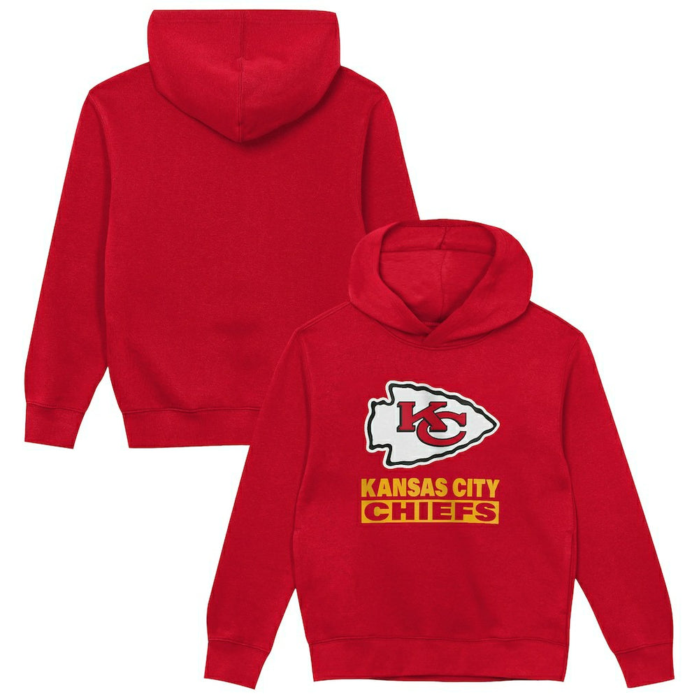 Kansas City Chiefs Outerstuff Preschool Back to Basics Hoodie | NFL Discount