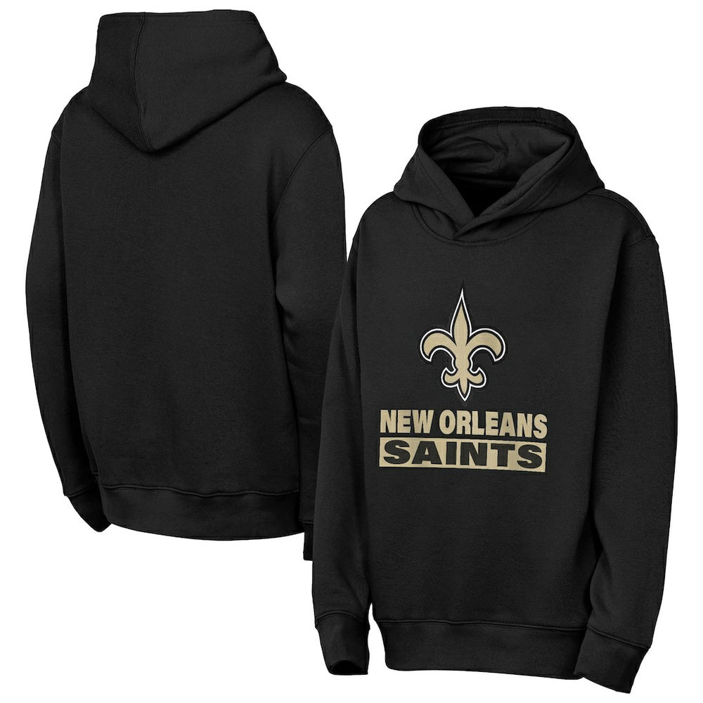 New Orleans Saints Outerstuff Youth Back to Basics Hoodie | NFL Online