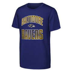 Baltimore Ravens Outerstuff Youth Never Quit 2-Pack T-Shirt Set | NFL Discount