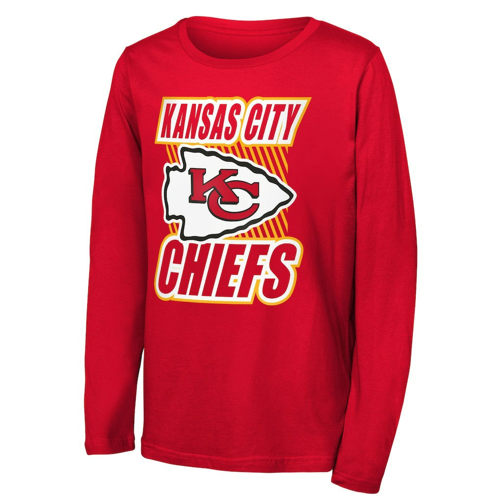 Kansas City Chiefs Outerstuff Youth Never Settle Long Sleeve T-Shirt | NFL US