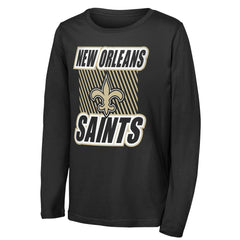 New Orleans Saints Outerstuff Youth Never Settle Long Sleeve T-Shirt | NFL Hot