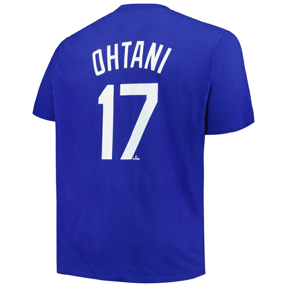Shohei Ohtani Los Angeles Dodgers Profile Big & Tall Name & Number T-Shirt - MLB T-shirts