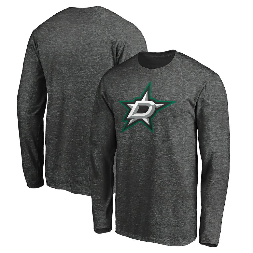 Dallas Stars Fanatics Logo Long Sleeve T-Shirt -  NHL T-shirts