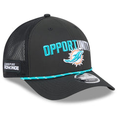 Miami Dolphins 2025 Inspire Change 9FORTY M-Crown Adjustable Hat | NFL Sale