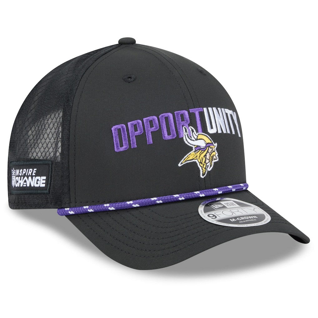 Minnesota Vikings 2025 Inspire Change 9FORTY M-Crown Adjustable Hat | NFL US