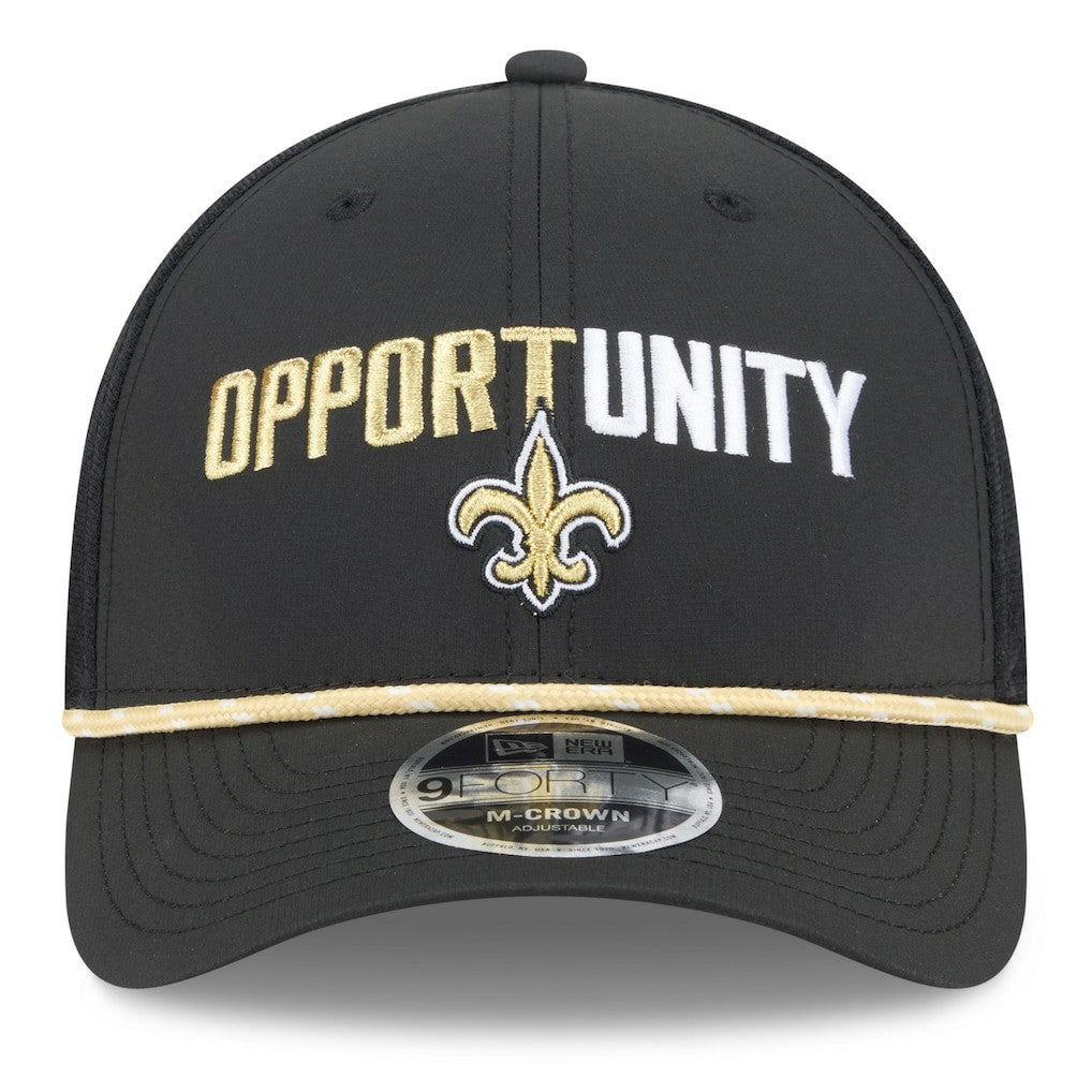New Orleans Saints 2025 Inspire Change 9FORTY M-Crown Adjustable Hat | NFL Outlet