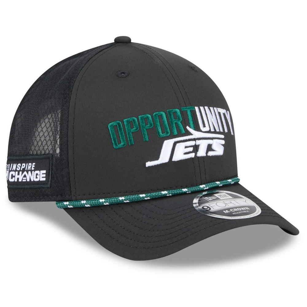 New York Jets 2025 Inspire Change 9FORTY M-Crown Adjustable Hat | NFL Outlet