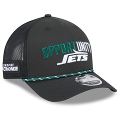 New York Jets 2025 Inspire Change 9FORTY M-Crown Adjustable Hat | NFL Outlet