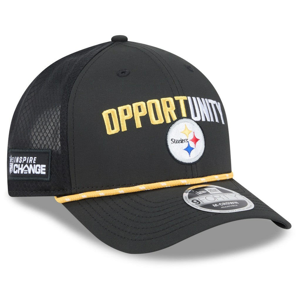 Pittsburgh Steelers 2025 Inspire Change 9FORTY M-Crown Adjustable Hat | NFL Online
