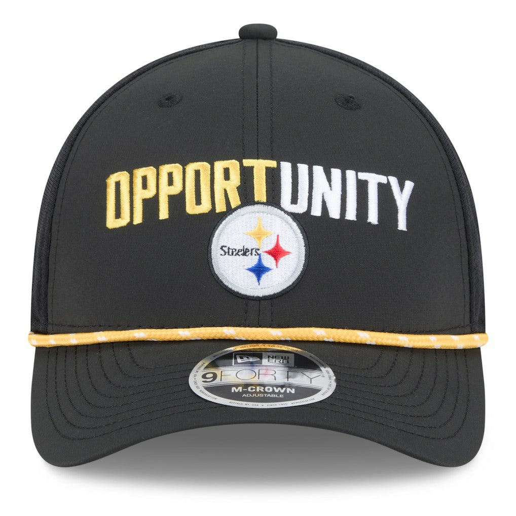 Pittsburgh Steelers 2025 Inspire Change 9FORTY M-Crown Adjustable Hat | NFL Online