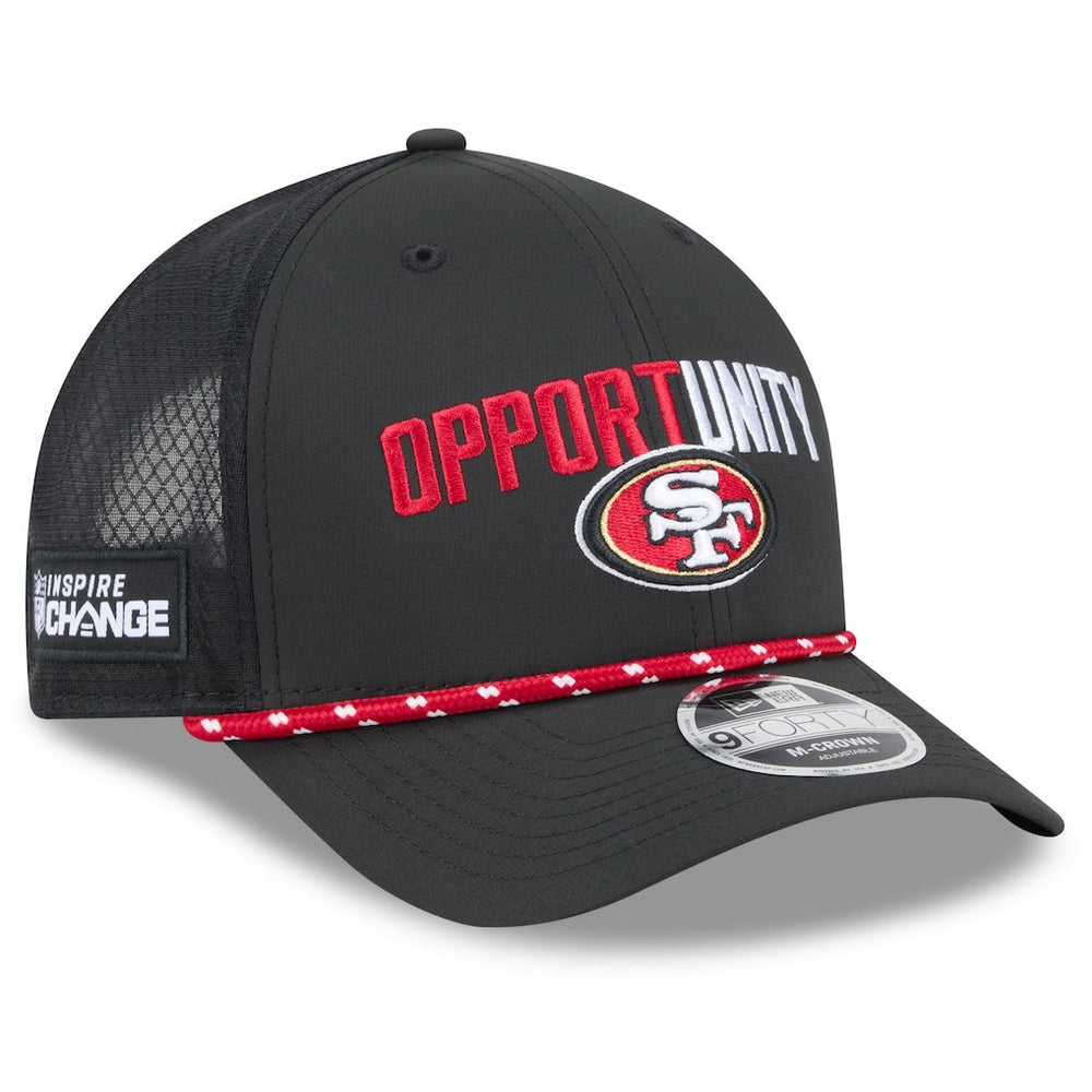 San Francisco 49ers 2025 Inspire Change 9FORTY M-Crown Adjustable Hat | NFL Discount