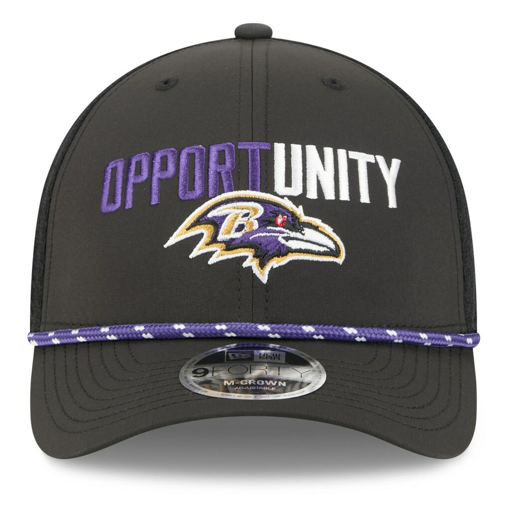 Baltimore Ravens 2025 Inspire Change 9FORTY M-Crown Adjustable Hat | NFL Hot