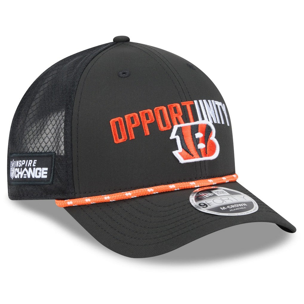Cincinnati Bengals 2025 Inspire Change 9FORTY M-Crown Adjustable Hat | NFL US