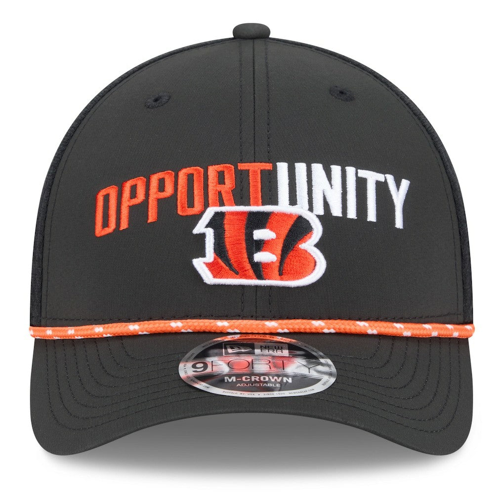 Cincinnati Bengals 2025 Inspire Change 9FORTY M-Crown Adjustable Hat | NFL US
