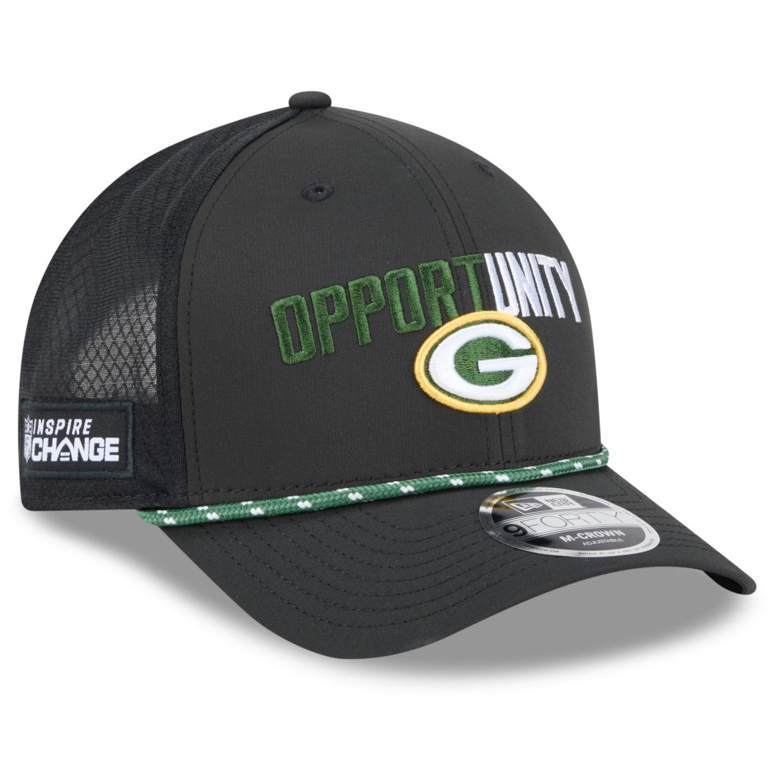 Green Bay Packers 2025 Inspire Change 9FORTY M-Crown Adjustable Hat | NFL Hot