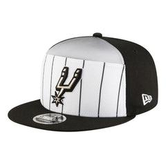 White/Black San Antonio Spurs Youth 2025 NBA Tip Off Split Panel 9FIFTY Snapback Hat | NBA