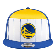 White/Royal Golden State Warriors Youth 2025 NBA Tip Off Split Panel 9FIFTY Snapback Hat sale | NBA