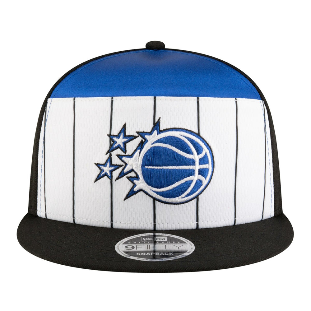 White/Black Orlando Magic Youth 2025 NBA Tip Off Split Panel 9FIFTY Snapback Hat | NBA