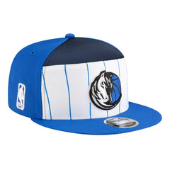 White/Blue Dallas Mavericks Youth 2025 NBA Tip Off Split Panel 9FIFTY Snapback Hat sale | NBA