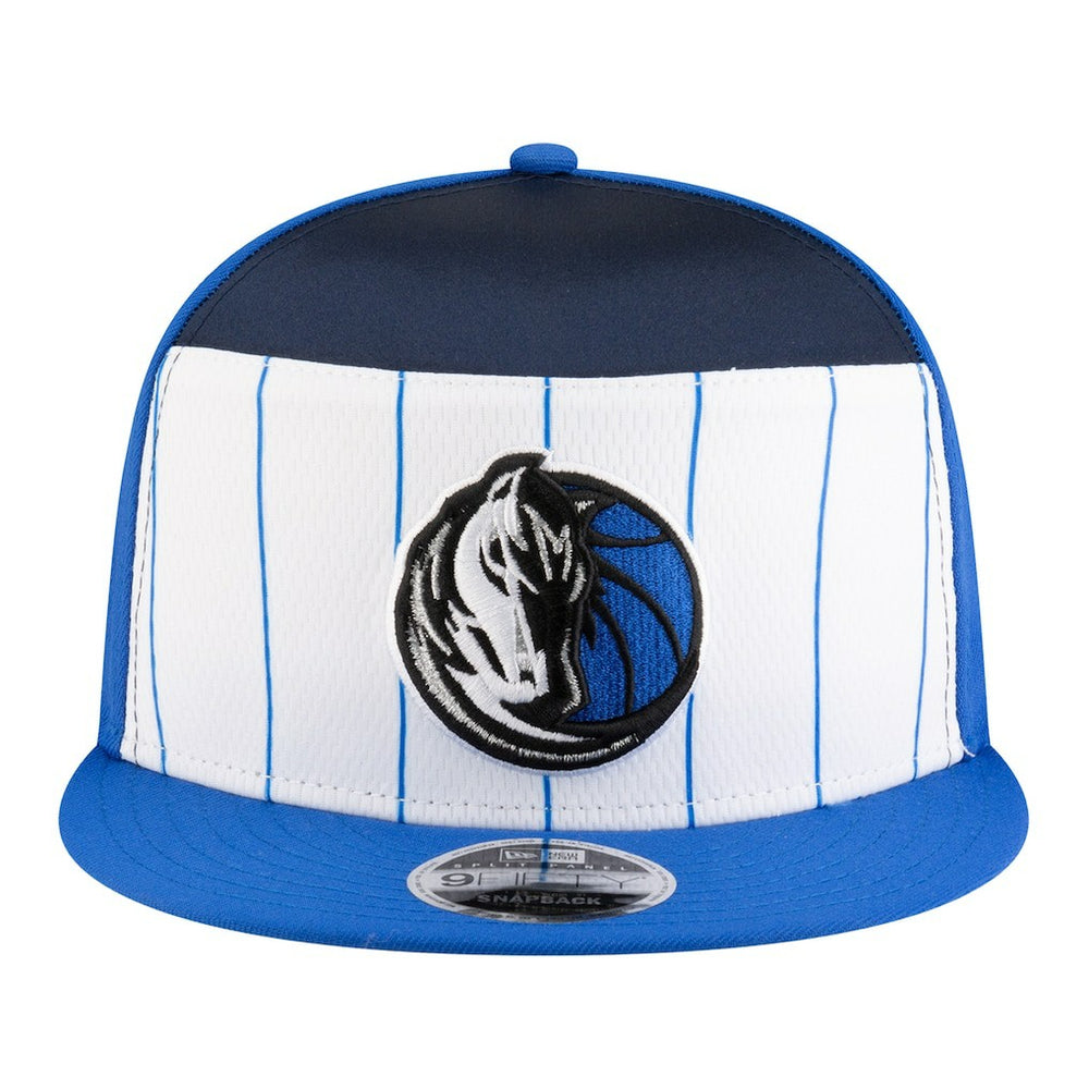 White/Blue Dallas Mavericks Youth 2025 NBA Tip Off Split Panel 9FIFTY Snapback Hat sale | NBA