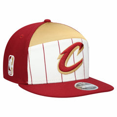 White/Wine Cleveland Cavaliers Youth 2025 NBA Tip Off Split Panel 9FIFTY Snapback Hat sale | NBA