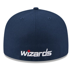 White/Navy Washington Wizards 2025 NBA Tip Off Split Panel 59FIFTY Fitted Hat | NBA