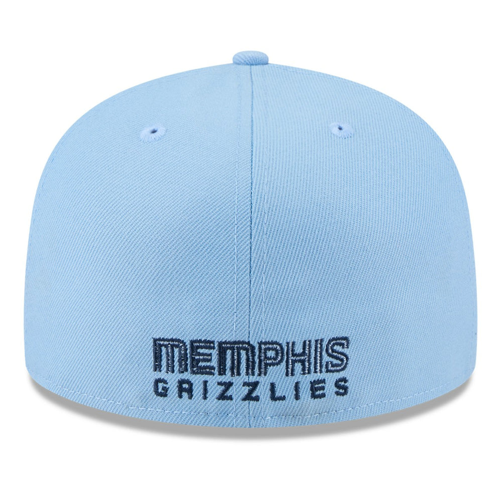 White/Light Blue Memphis Grizzlies 2025 NBA Tip Off Split Panel 59FIFTY Fitted Hat | NBA