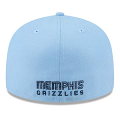 White/Light Blue Memphis Grizzlies 2025 NBA Tip Off Split Panel 59FIFTY Fitted Hat | NBA