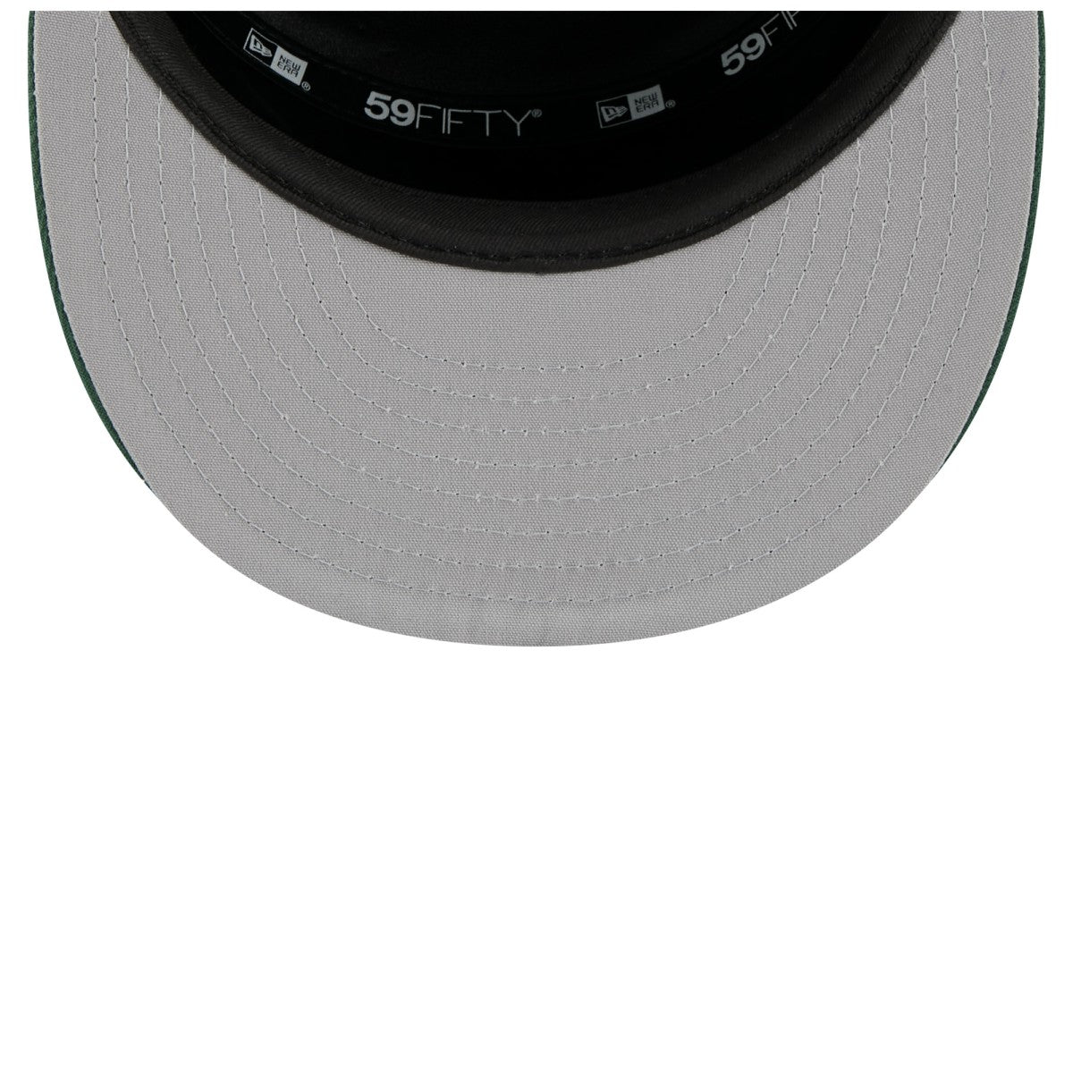 White/Hunter Green Milwaukee Bucks 2025 NBA Tip Off Split Panel 59FIFTY Fitted Hat | NBA