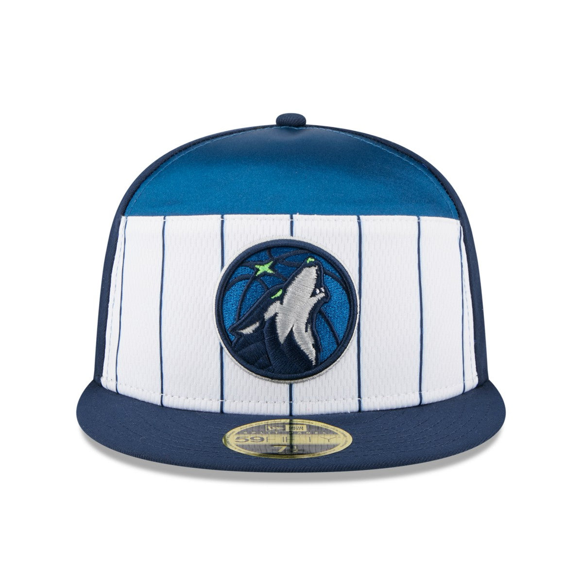 White/Navy Minnesota Timberwolves 2025 NBA Tip Off Split Panel 59FIFTY Fitted Hat | NBA