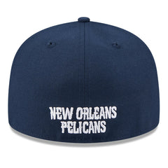 White/Navy New Orleans Pelicans 2025 NBA Tip Off Split Panel 59FIFTY Fitted Hat | NBA