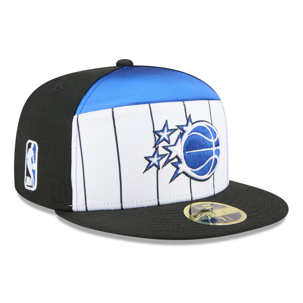 White/Black Orlando Magic 2025 NBA Tip Off Split Panel 59FIFTY Fitted Hat | NBA