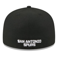 White/Black San Antonio Spurs 2025 NBA Tip Off Split Panel 59FIFTY Fitted Hat | NBA