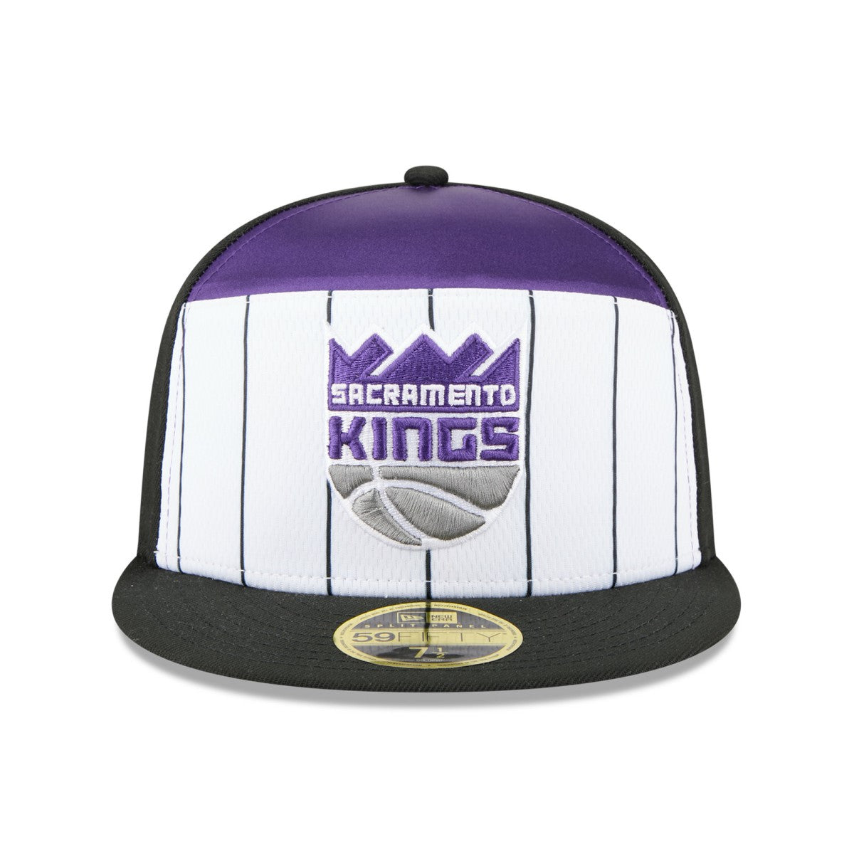 White/Black Sacramento Kings 2025 NBA Tip Off Split Panel 59FIFTY Fitted Hat | NBA