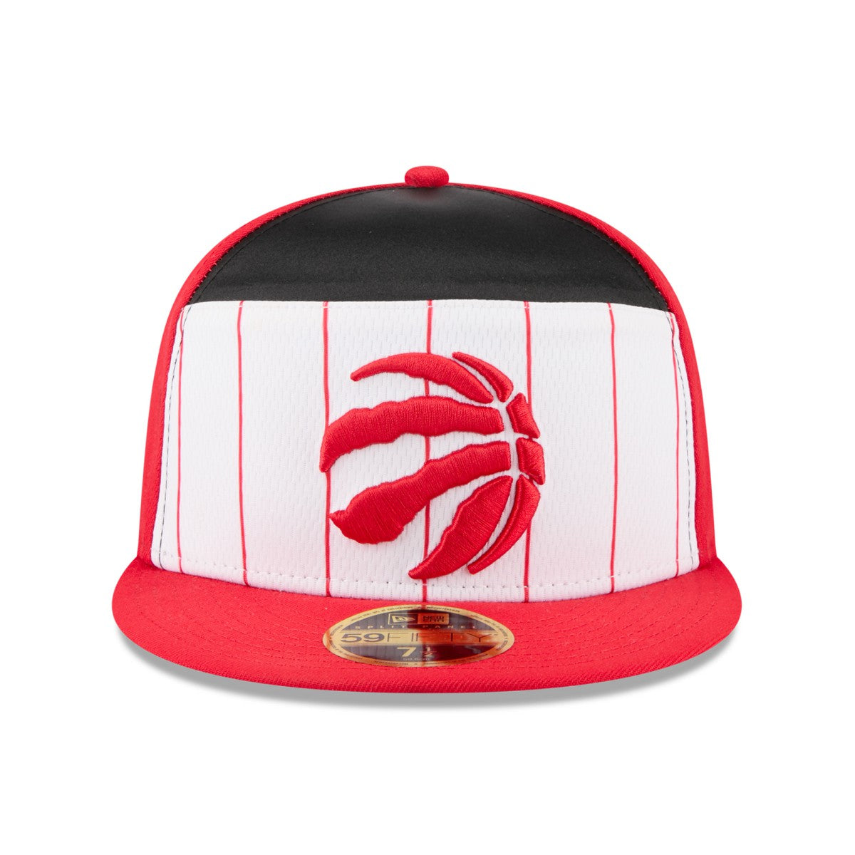 White/Red Toronto Raptors 2025 NBA Tip Off Split Panel 59FIFTY Fitted Hat | NBA