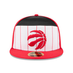 White/Red Toronto Raptors 2025 NBA Tip Off Split Panel 59FIFTY Fitted Hat | NBA