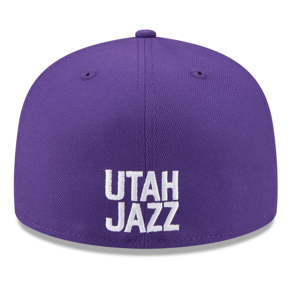 White/Purple Utah Jazz 2025 NBA Tip Off Split Panel 59FIFTY Fitted Hat | NBA