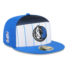 White/Blue Dallas Mavericks 2025 NBA Tip Off Split Panel 59FIFTY Fitted Hat sale | NBA