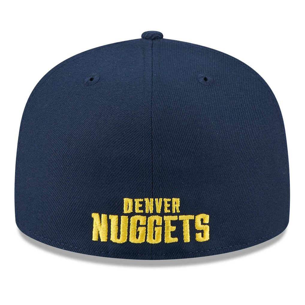 White/Navy Denver Nuggets 2025 NBA Tip Off Split Panel 59FIFTY Fitted Hat sale | NBA