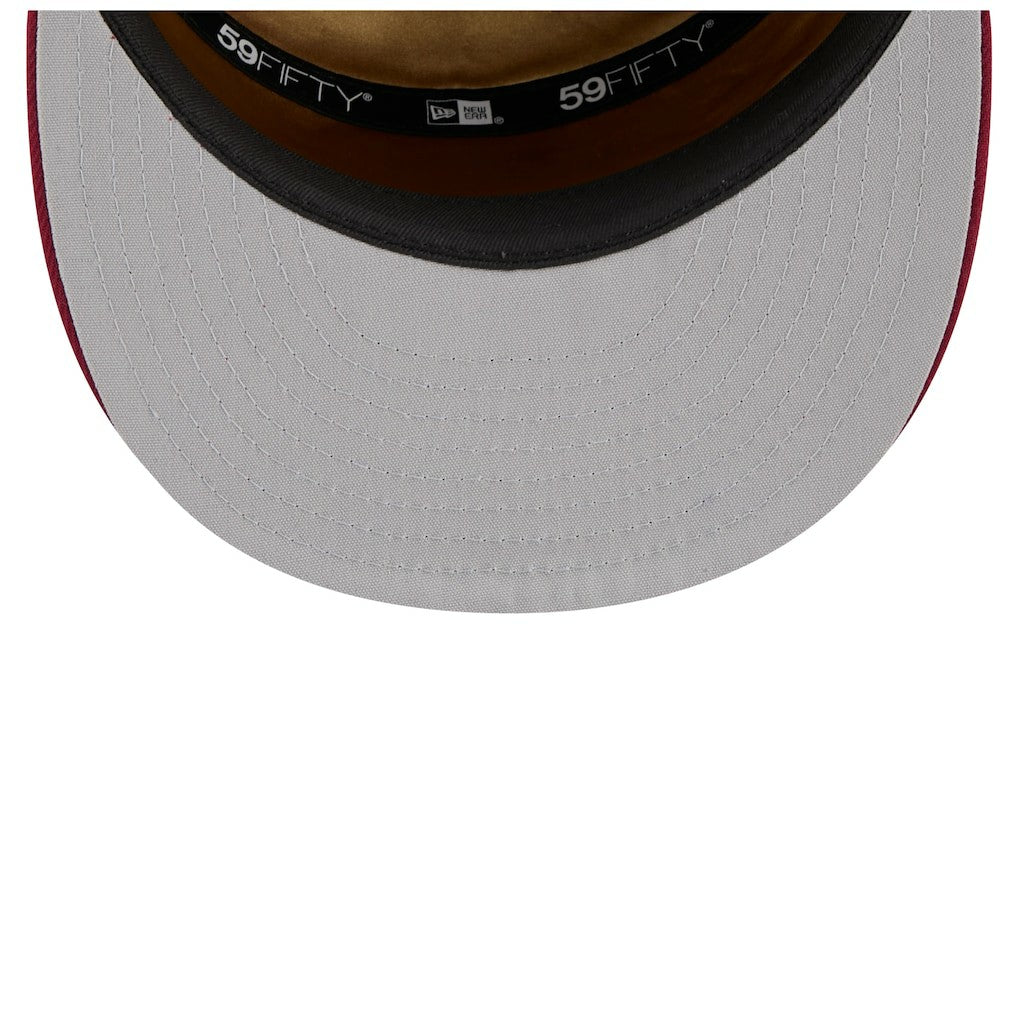 White/Wine Cleveland Cavaliers 2025 NBA Tip Off Split Panel 59FIFTY Fitted Hat sale | NBA