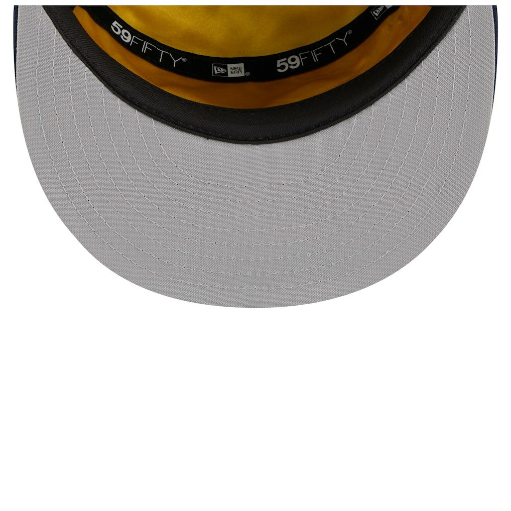 White/Navy Indiana Pacers 2025 NBA Tip Off Split Panel 59FIFTY Fitted Hat | NBA