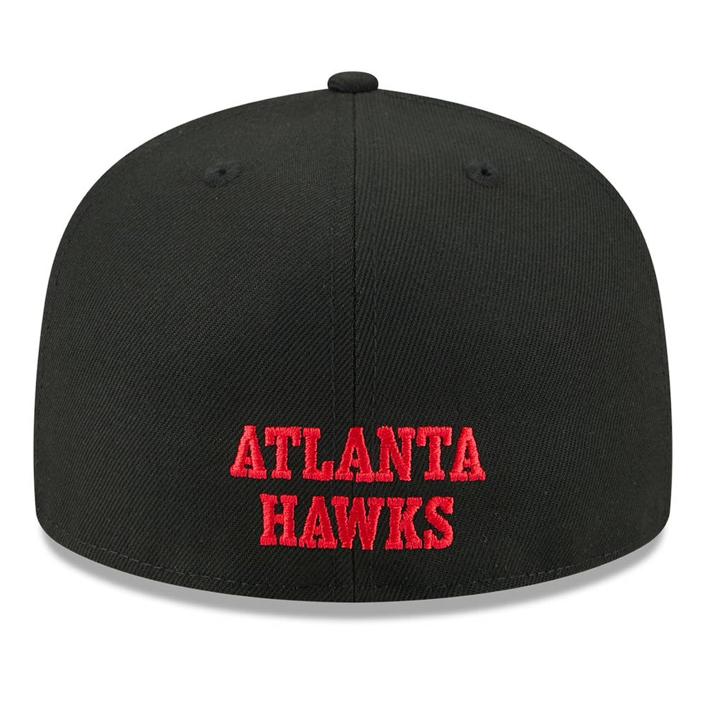 White/Black Atlanta Hawks 2025 NBA Tip Off Split Panel 59FIFTY Fitted Hat | NBA