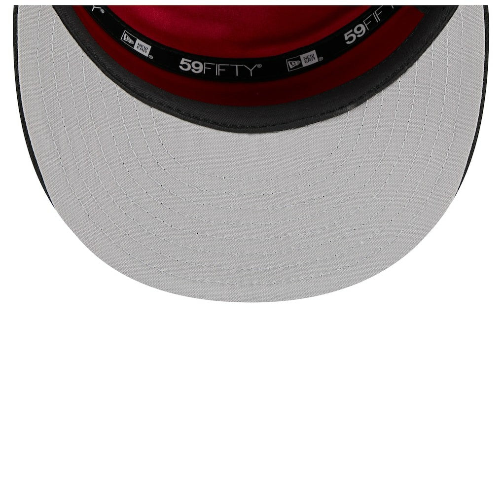 White/Black Atlanta Hawks 2025 NBA Tip Off Split Panel 59FIFTY Fitted Hat | NBA