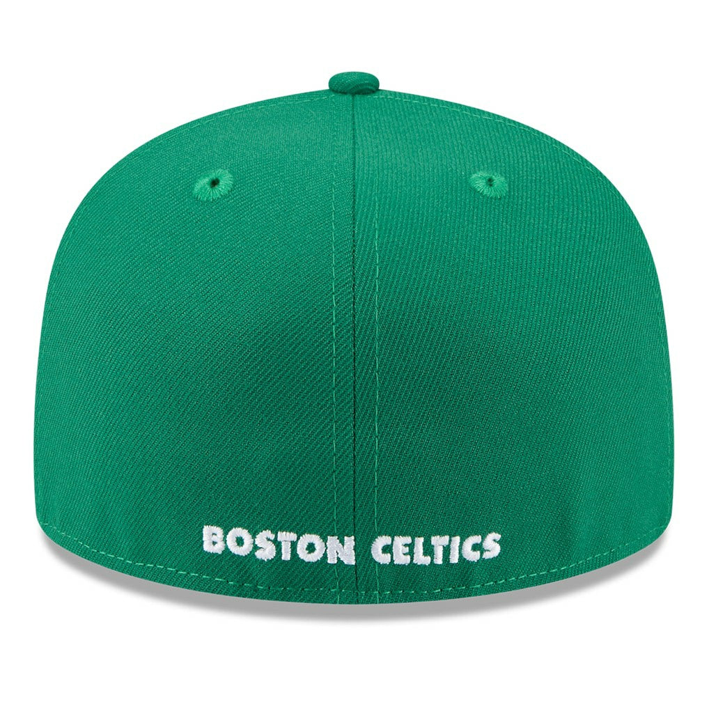 White/Kelly Green Boston Celtics 2025 NBA Tip Off Split Panel 59FIFTY Fitted Hat | NBA