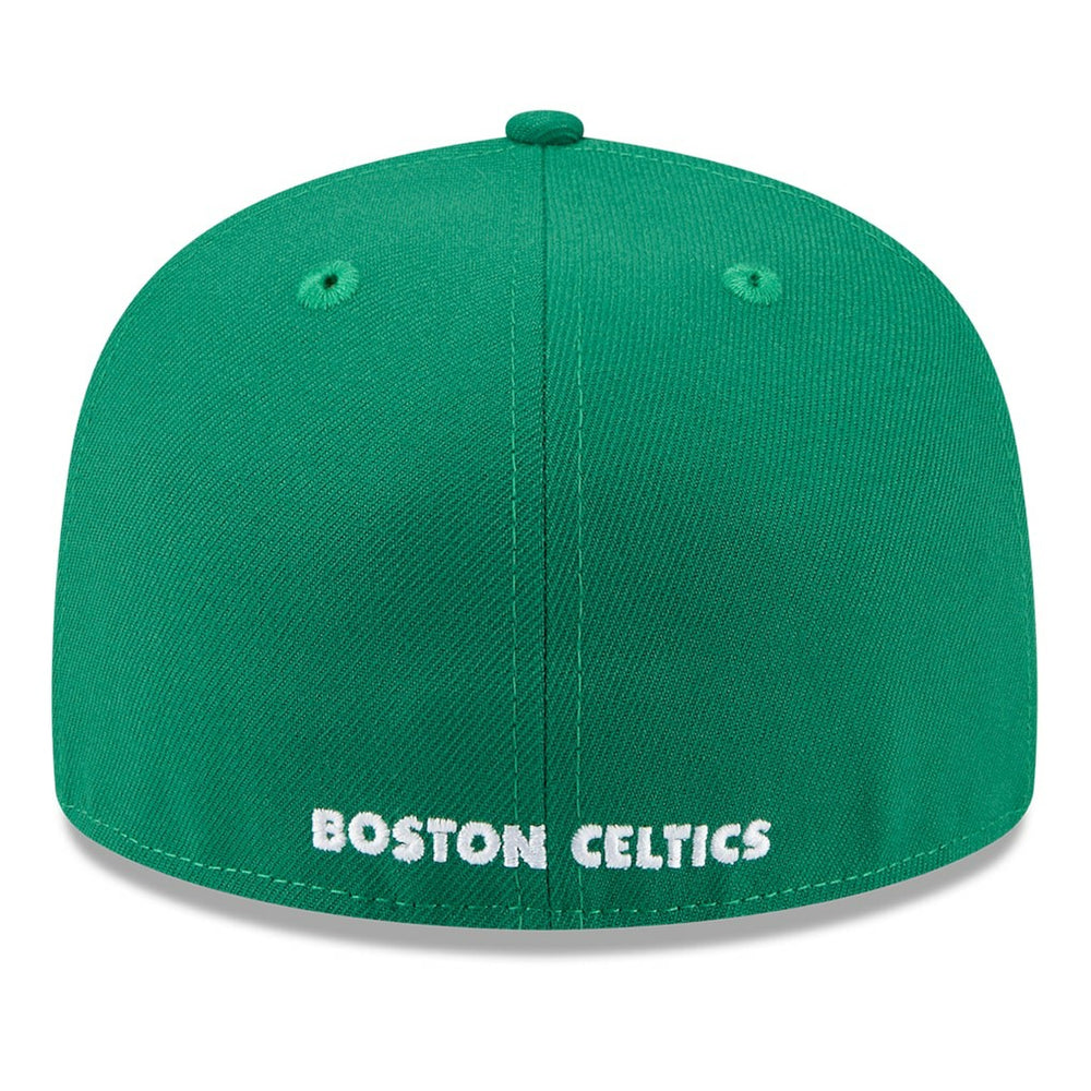 White/Kelly Green Boston Celtics 2025 NBA Tip Off Split Panel 59FIFTY Fitted Hat | NBA