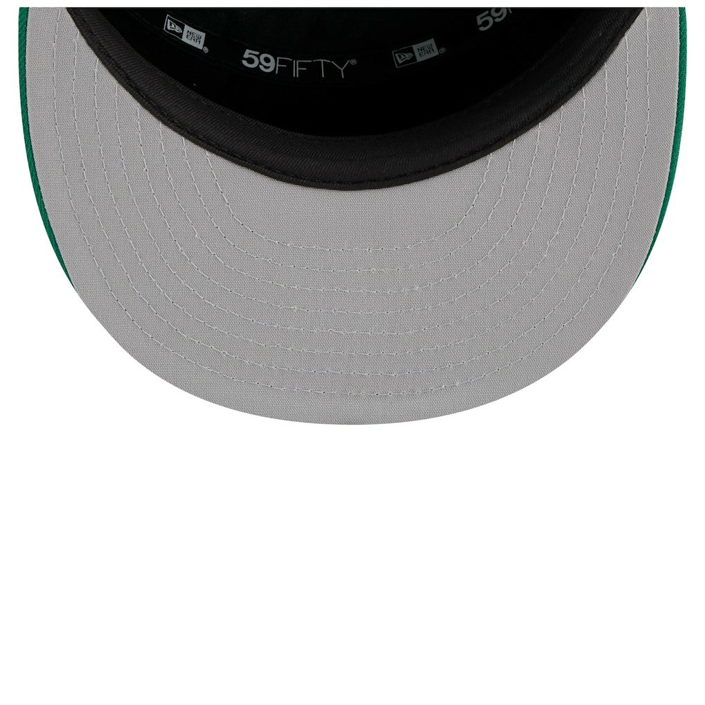 White/Kelly Green Boston Celtics 2025 NBA Tip Off Split Panel 59FIFTY Fitted Hat | NBA
