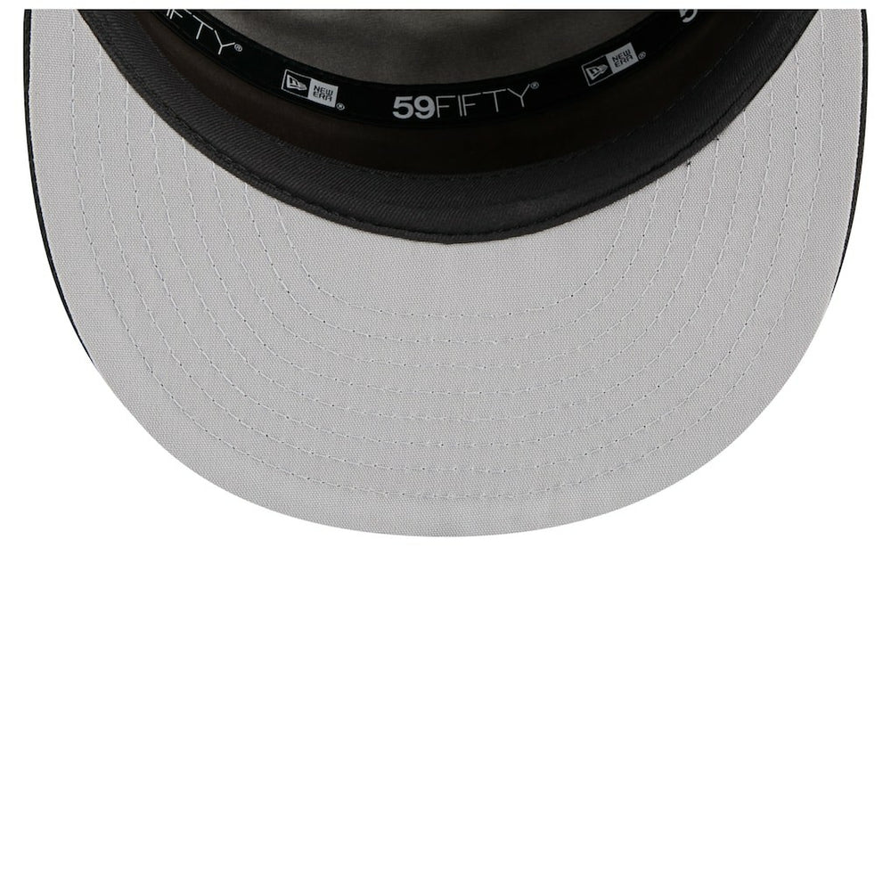White/Black Brooklyn Nets 2025 NBA Tip Off Split Panel 59FIFTY Fitted Hat | NBA